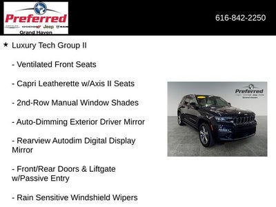 2024 Jeep Grand Cherokee Limited 3.6 Liter V6 4WD