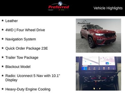 2025 Jeep Grand Cherokee GRAND CHEROKEE LIMITED 4X4