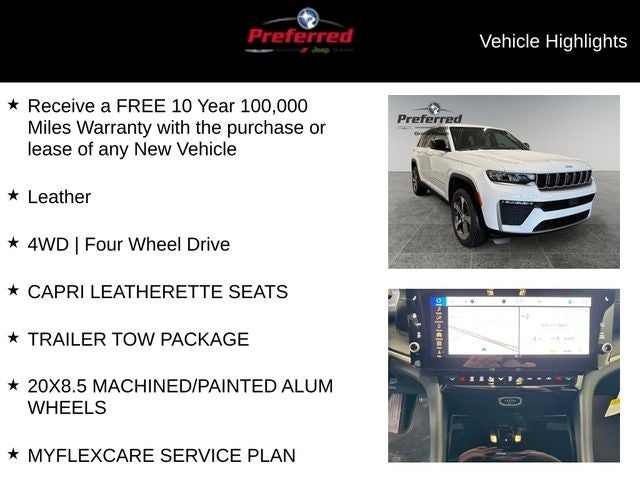 2026 Jeep Grand Cherokee GRAND CHEROKEE LIMITED 4X4