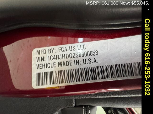 2025 Jeep Grand Cherokee GRAND CHEROKEE OVERLAND 4X4