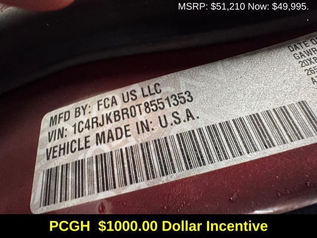 2026 Jeep Grand Cherokee L GRAND CHEROKEE L LIMITED 4X4