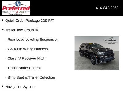 2025 Dodge Durango R/T 5.7 Liter V8 Hemi AWD