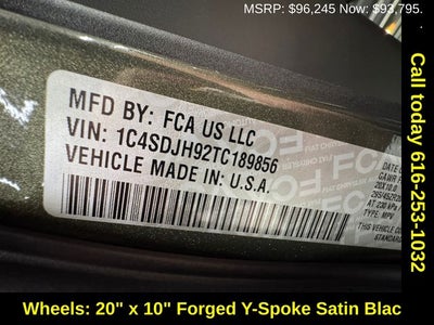 2026 Dodge Durango DURANGO SRT HELLCAT JAILBREAK AWD