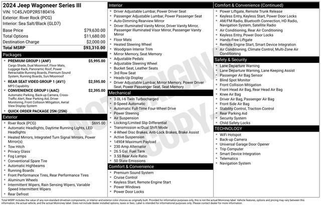 2024 Jeep Wagoneer Series III 4x4