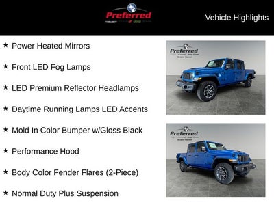 2025 Jeep Gladiator GLADIATOR SPORT S 4X4