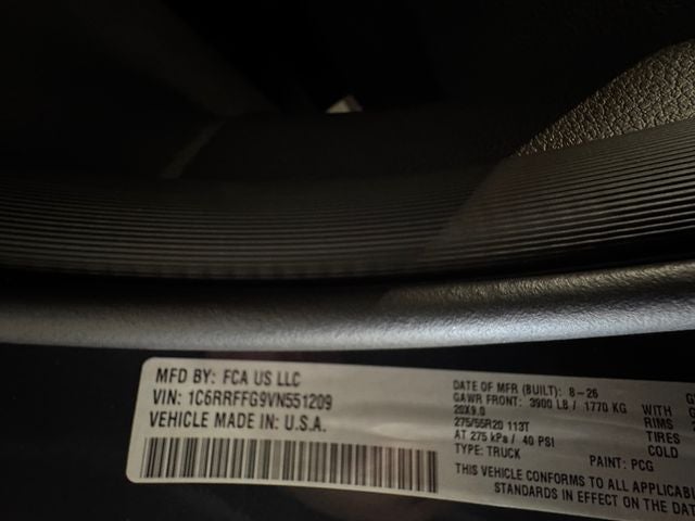 2027 RAM Ram 1500 RAM 1500 BIG HORN CREW CAB 4X4 5'7' BOX