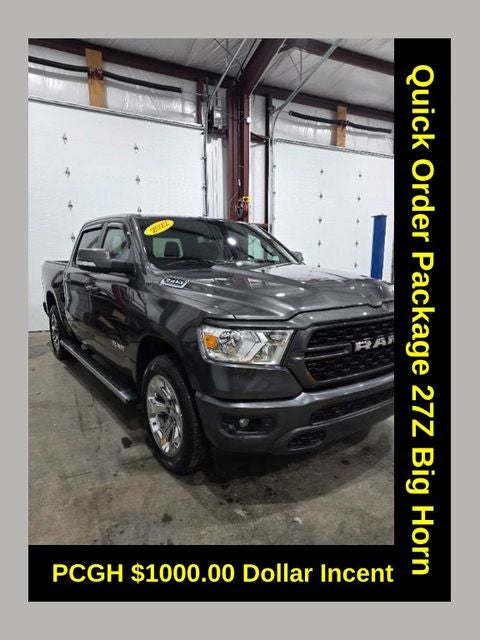 2022 RAM 1500 Big Horn Crew Cab 4x4 5'7' Box