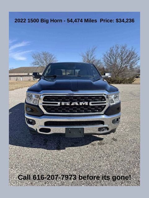 2022 RAM 1500 Big Horn Crew Cab 4x4 5'7' Box