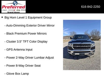 2022 RAM 1500 Big Horn Crew Cab 4x4 5'7' Box