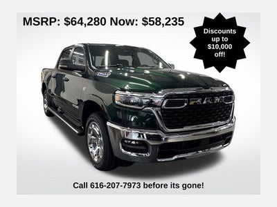 2026 RAM Ram 1500 RAM 1500 BIG HORN CREW CAB 4X4 5'7' BOX