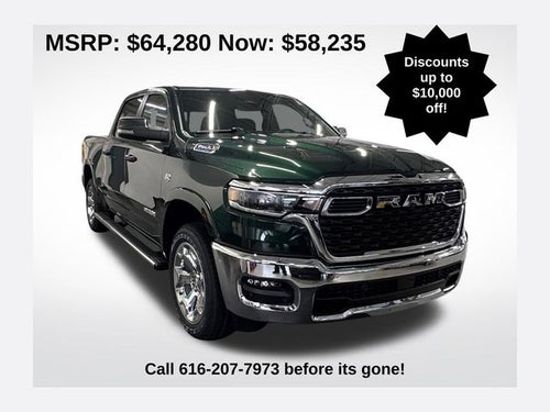 2026 RAM Ram 1500 RAM 1500 BIG HORN CREW CAB 4X4 5'7' BOX