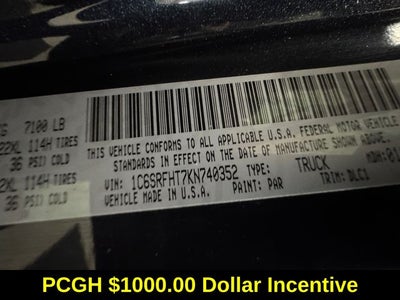 2019 RAM 1500 Limited Crew Cab 4x4 5'7' Box