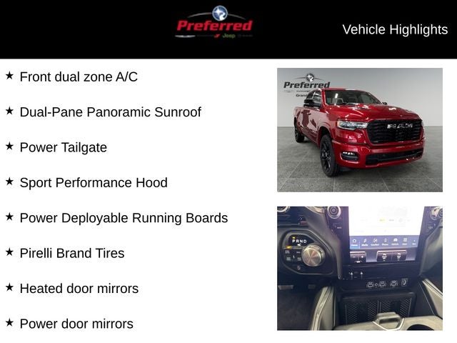 2026 RAM Ram 1500 RAM 1500 LARAMIE CREW CAB 4X4 5'7' BOX