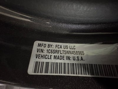 2022 RAM 1500 Rebel 5.7 Liter V8 Hemi Crew Cab 4WD