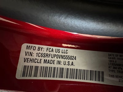 2027 RAM 1500 RAM 1500 TRX SRT CREW CAB 4X4 5'7' BOX