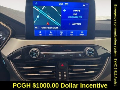 2020 Ford Escape SE 1.5 Liter EcoBoost AWD