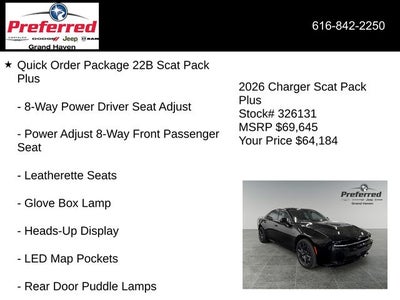2026 Dodge Charger CHARGER SCAT PACK PLUS 4-DOOR AWD