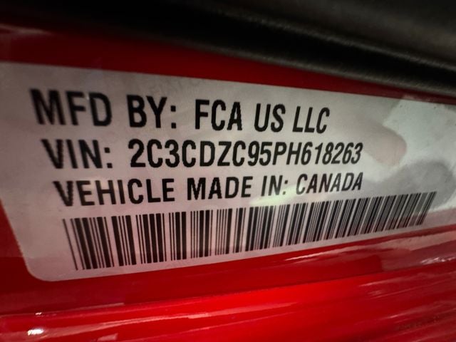 2023 Dodge Challenger SRT Hellcat Jailbreak 6.2 Liter V8 Supercharged 2D coupe RWD Automatic