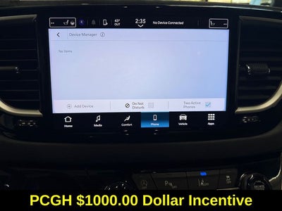 2024 Chrysler Pacifica Touring L 3.6 Liter V6 7 Passenger 3rd row Seating