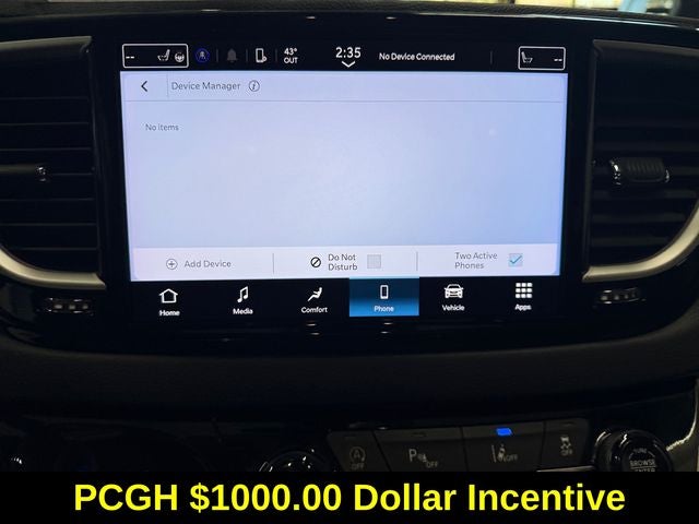 2024 Chrysler Pacifica Touring L 3.6 Liter V6 7 Passenger 3rd row Seating