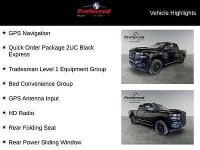 2026 RAM Ram 2500 RAM 2500 BLACK EXPRESS CREW CAB 4X4 6'4' BOX