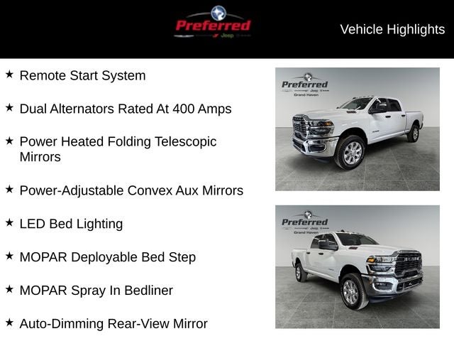 2026 RAM Ram 2500 RAM 2500 BIG HORN CREW CAB 4X4 6'4' BOX