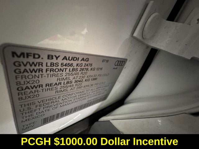 2018 Audi Q5 2.0T Tech Premium