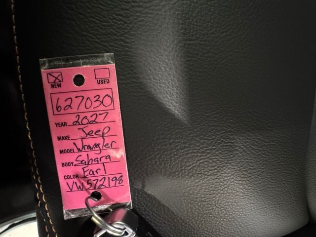 2027 Jeep Wrangler WRANGLER 4-DOOR SAHARA