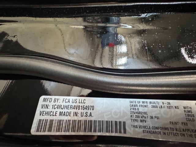 2027 Jeep Grand Cherokee GRAND CHEROKEE SUMMIT 4X4