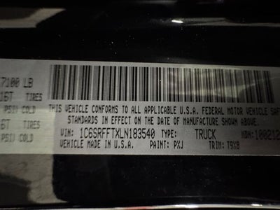 2020 RAM 1500 Big Horn Crew Cab 4x4 5'7' Box