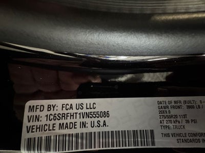 2027 RAM Ram 1500 RAM 1500 LIMITED CREW CAB 4X4 5'7' BOX