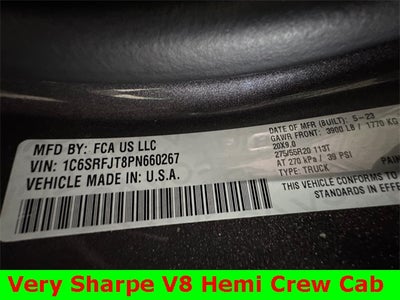 2023 RAM 1500 Laramie Crew Cab 4x4 5'7' Box