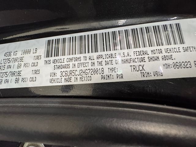 2017 RAM 2500 Tradesman Crew Cab 4x4 6'4' Box