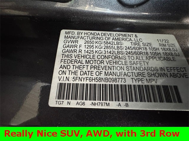 2022 Honda Pilot EX-L