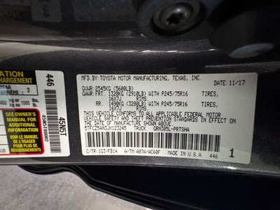2018 Toyota Tacoma SR 3.5L V6 4D Double Cab 4WD