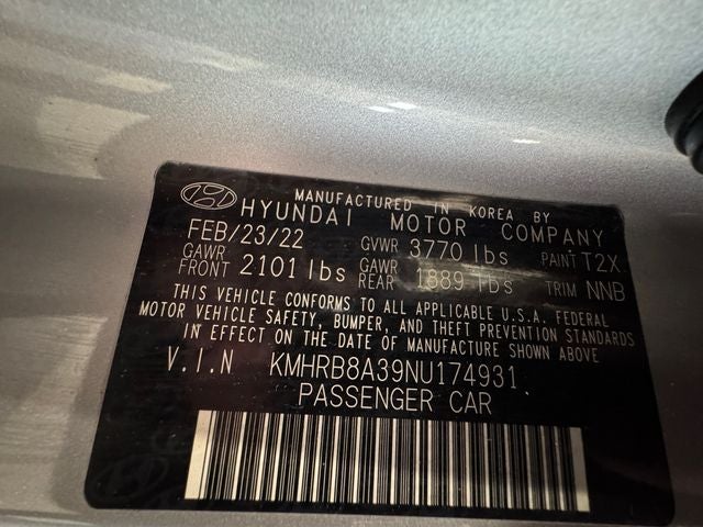 2022 Hyundai Venue SE 1.6 Liter I4 FWD