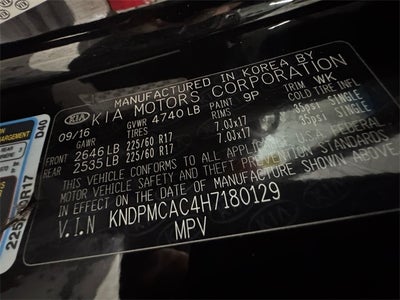 2017 Kia Sportage LX 2.4 Liter AWD