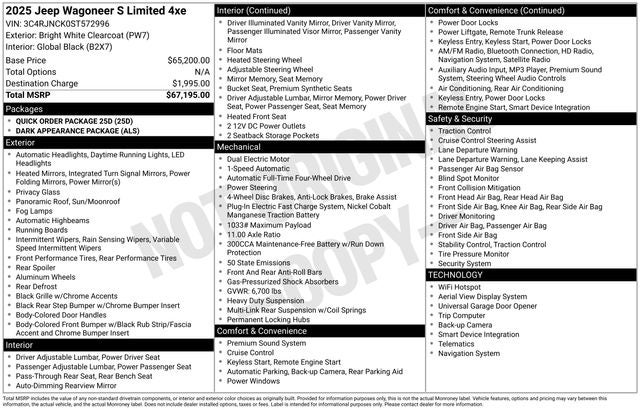 2025 Jeep Wagoneer S Limited