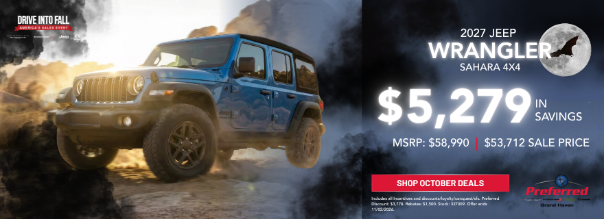 2027 Jeep Wrangler Sahara 4x4