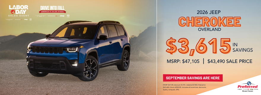 2026 JEEP CHEROKEE OVERLAND