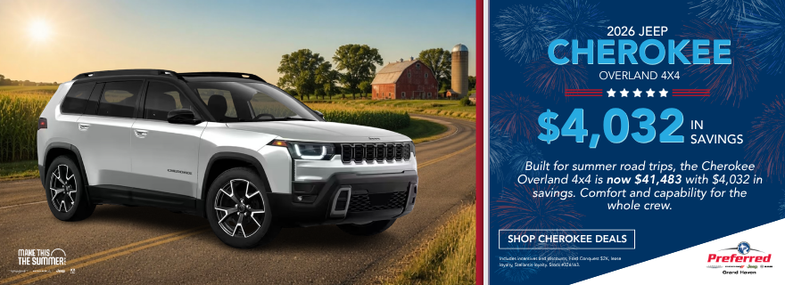 2026 Cherokee Overland 4x4