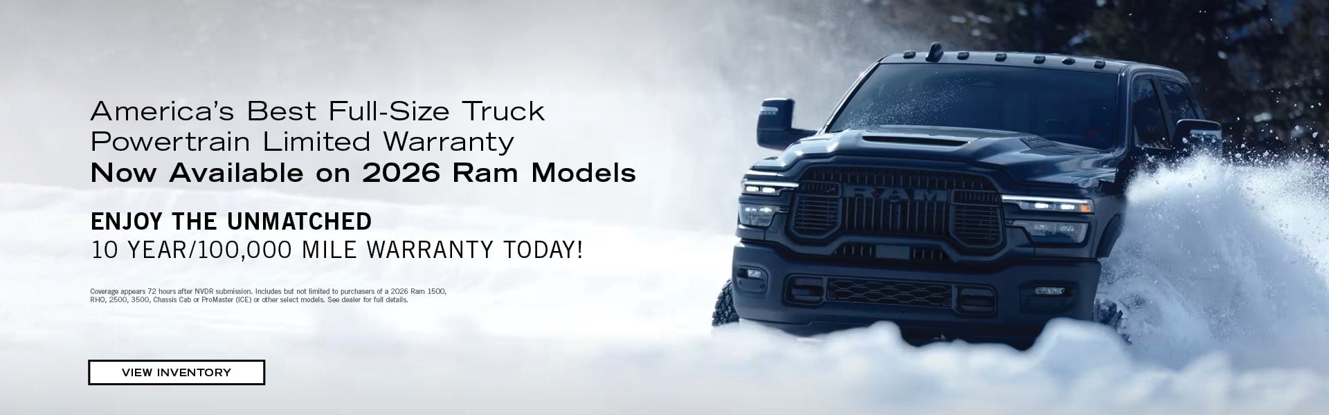 Ram Warranty Offer