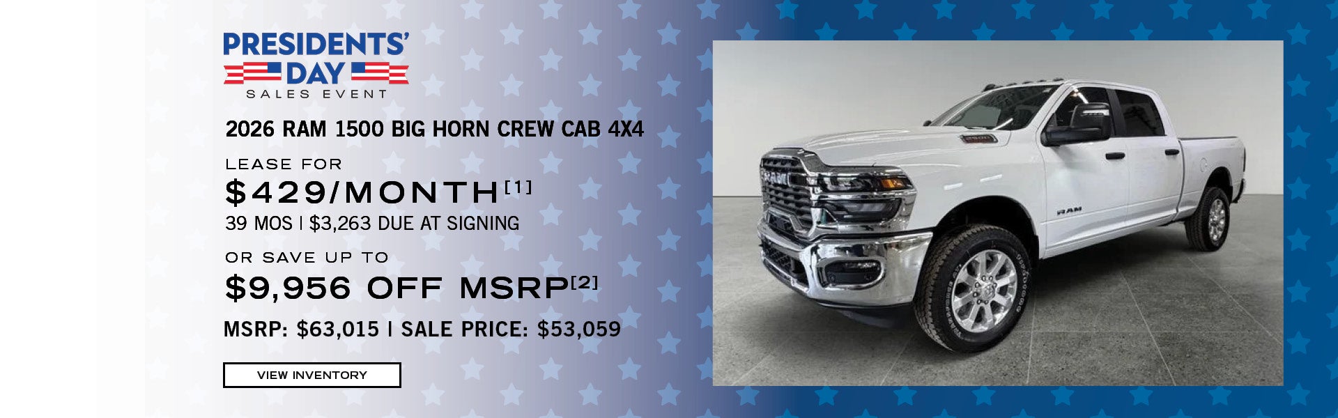 2026 Ram 1500 Big Horn Crew Cab 4x4